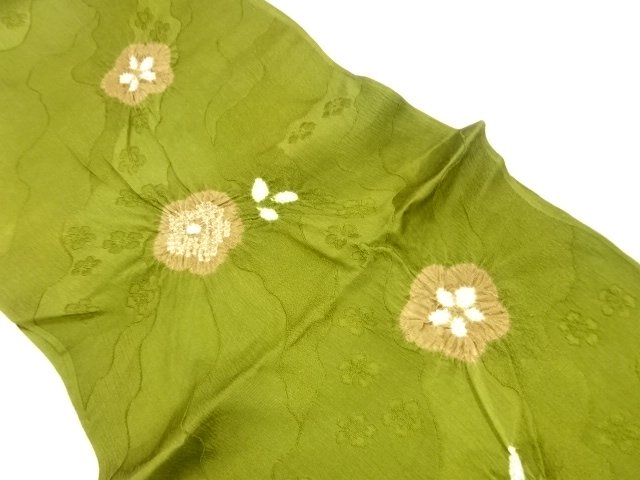  未使用品　正絹　絞り　帯揚げ